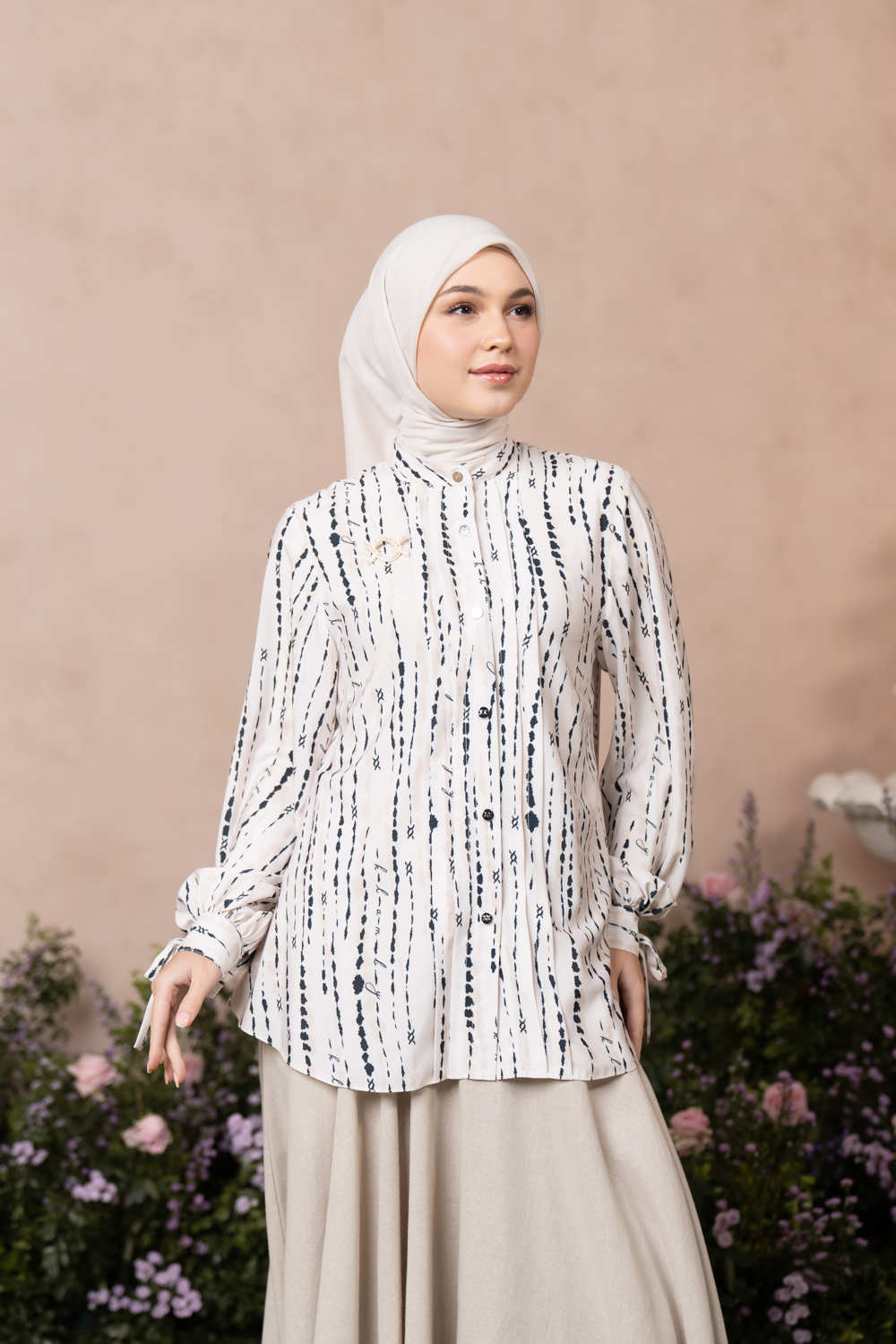 Kallie Shirt Clotted Cream