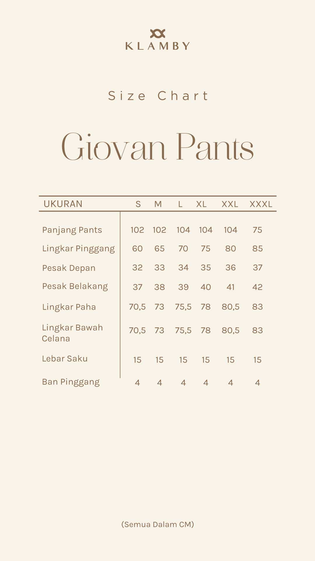 Giovan Pants Noir
