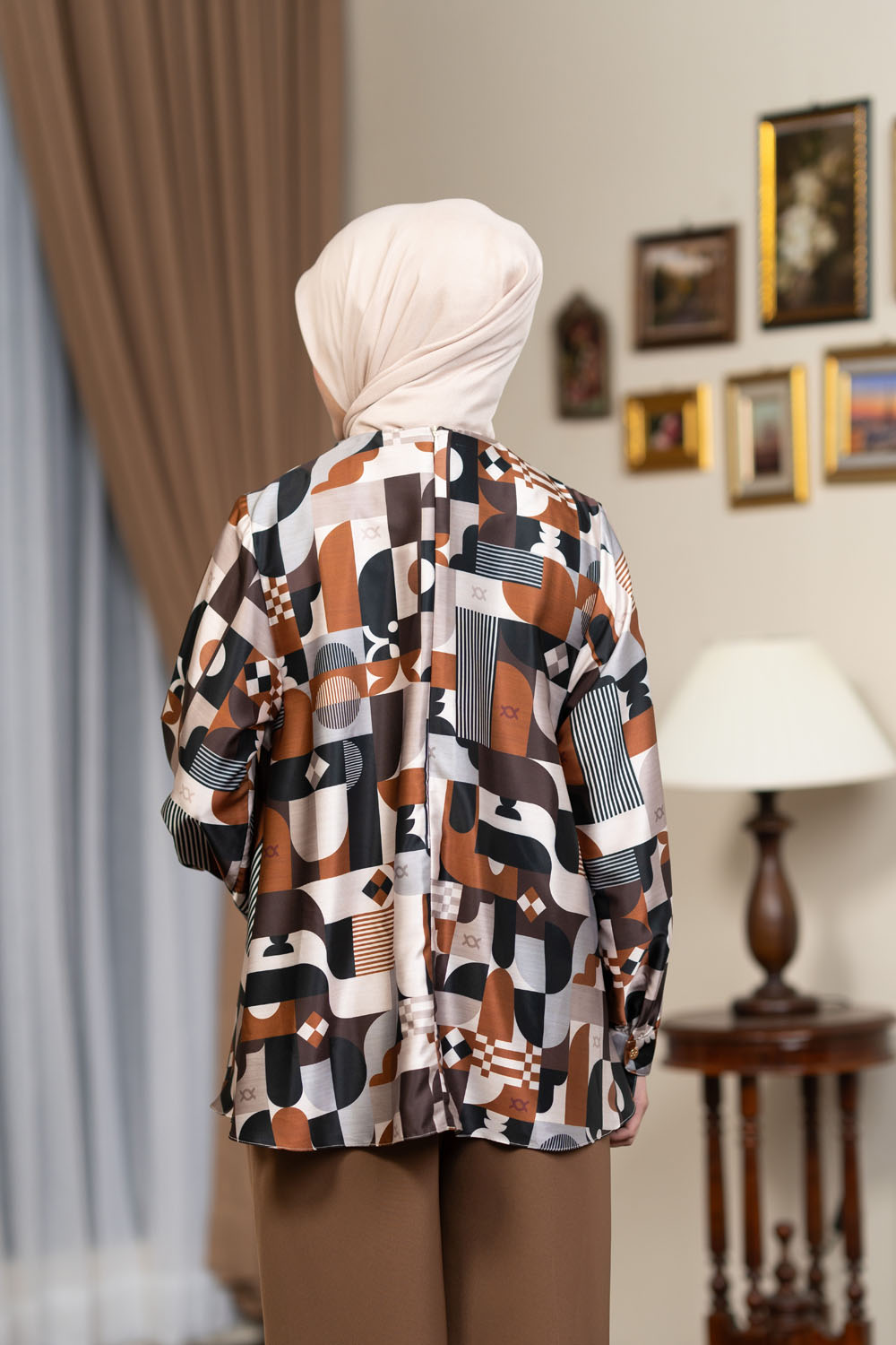 Gradine Blouse Aged Teak