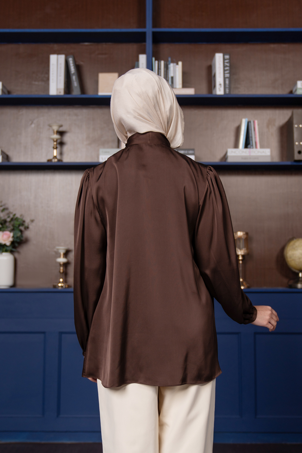 Claire Shirt Umber Wood