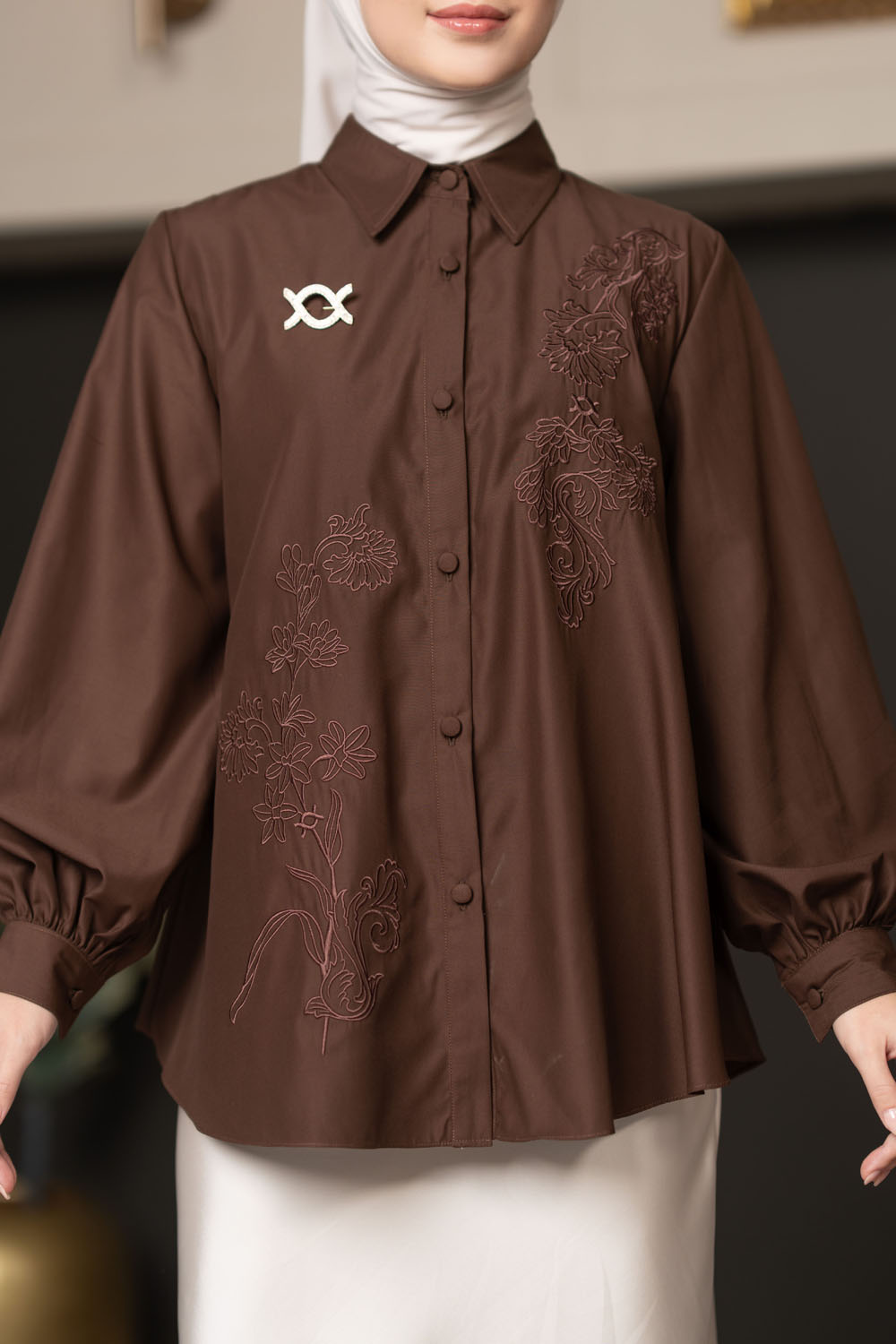 Lamia Shirt Major Brown