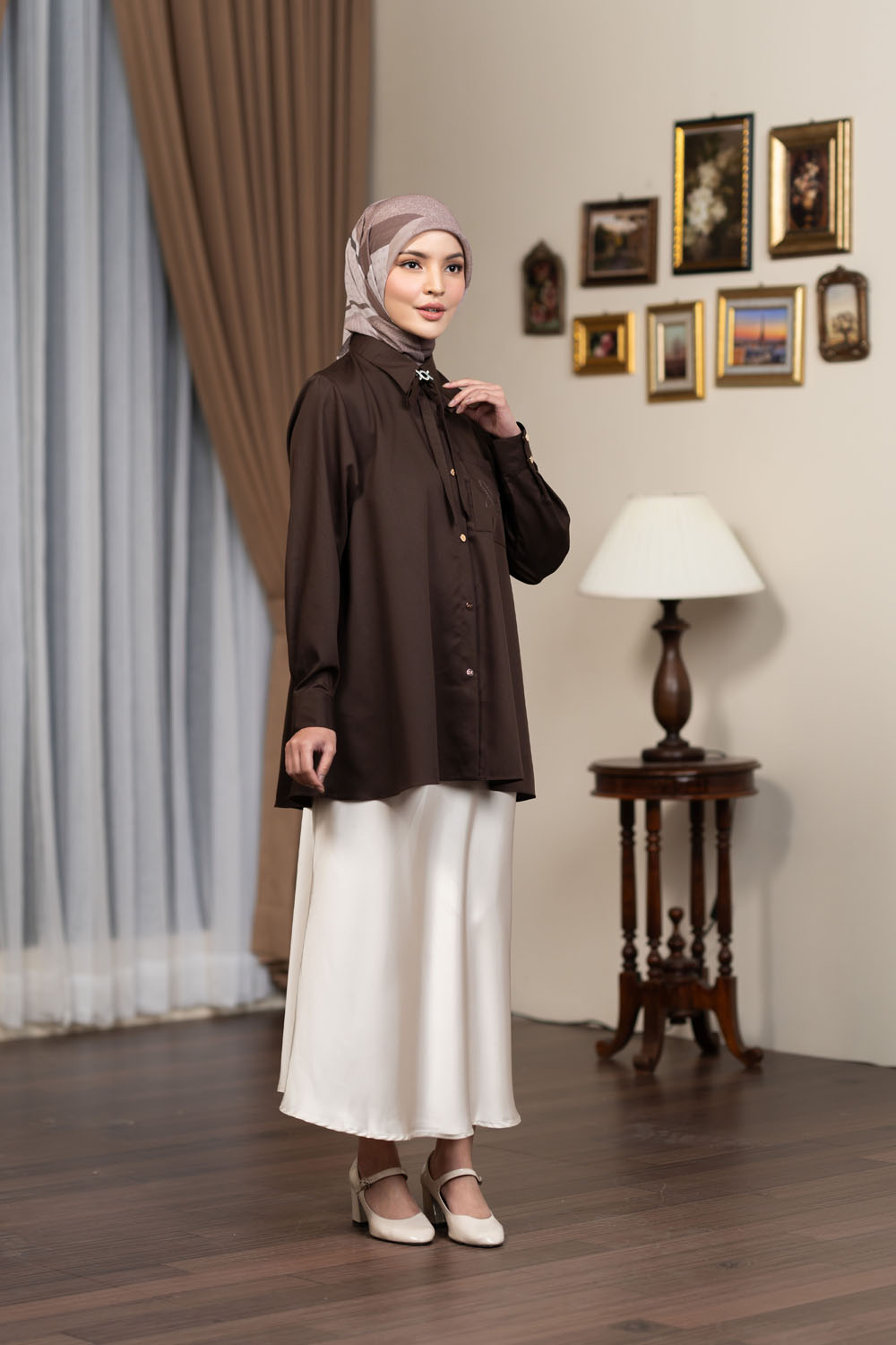 Lily Shirt Chestnut