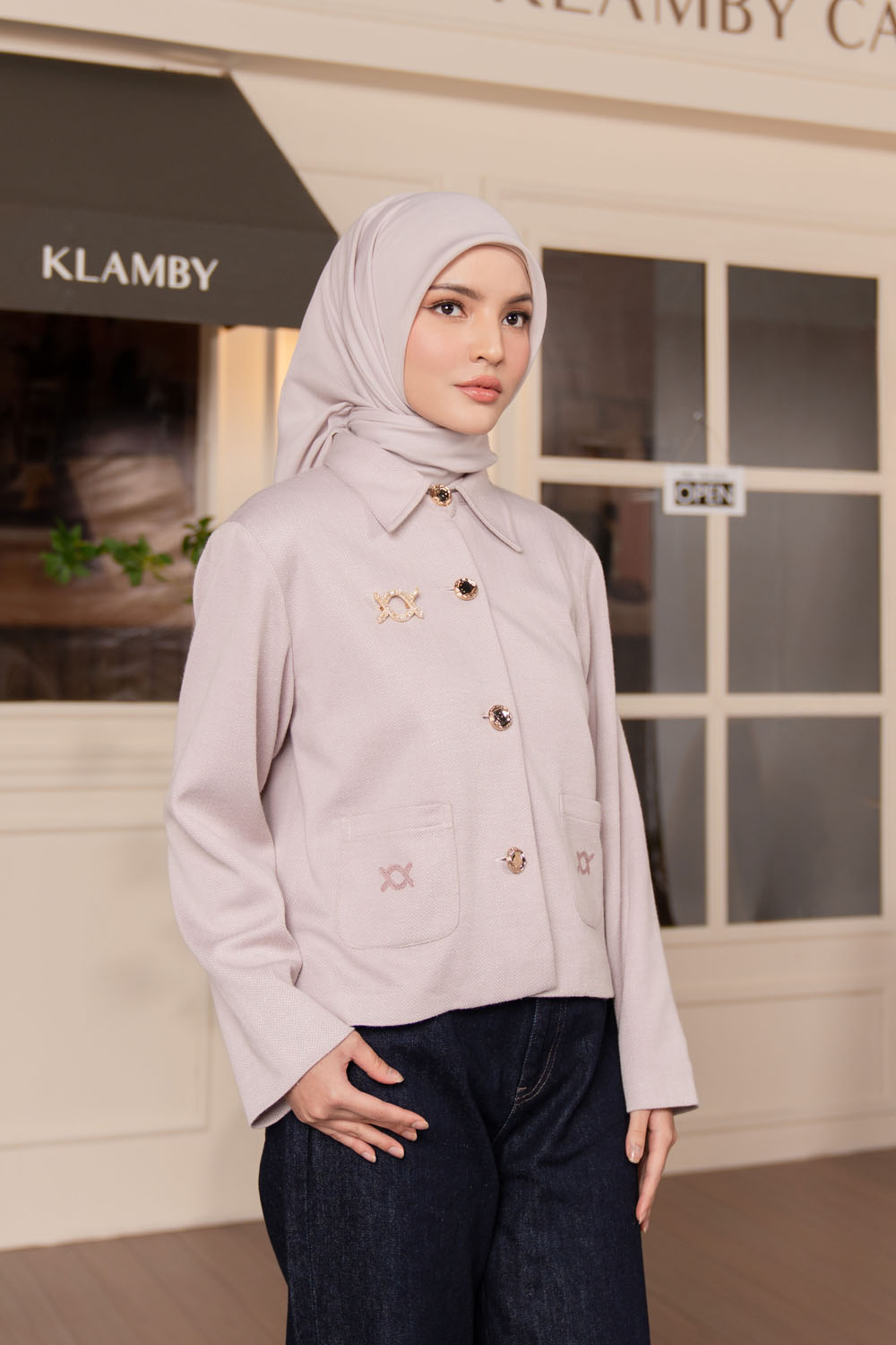 Iona Blazer Bridal Blush