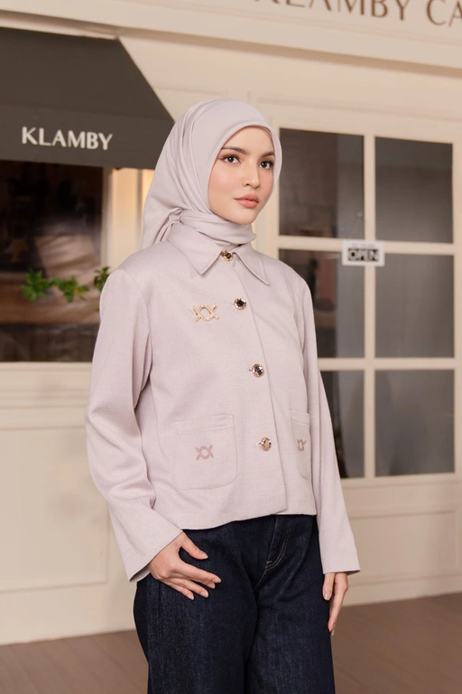 Iona Blazer Bridal Blush
