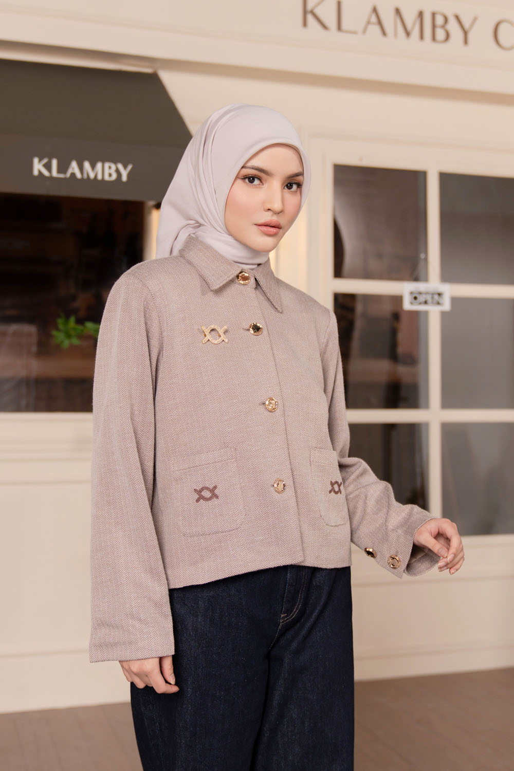 Iona Blazer Ginger Snap