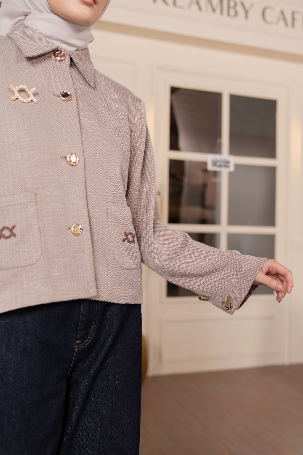 Iona Blazer Ginger Snap