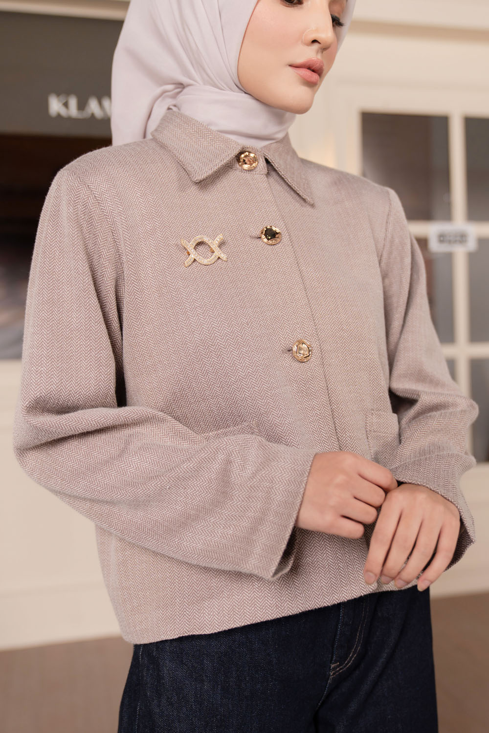 Iona Blazer Ginger Snap