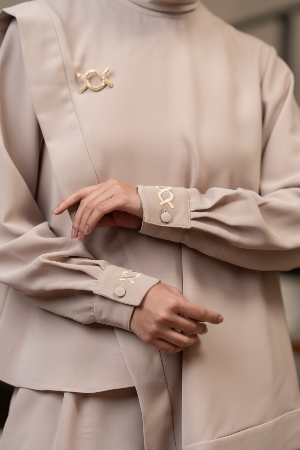 Crestella Blouse Butter Cream