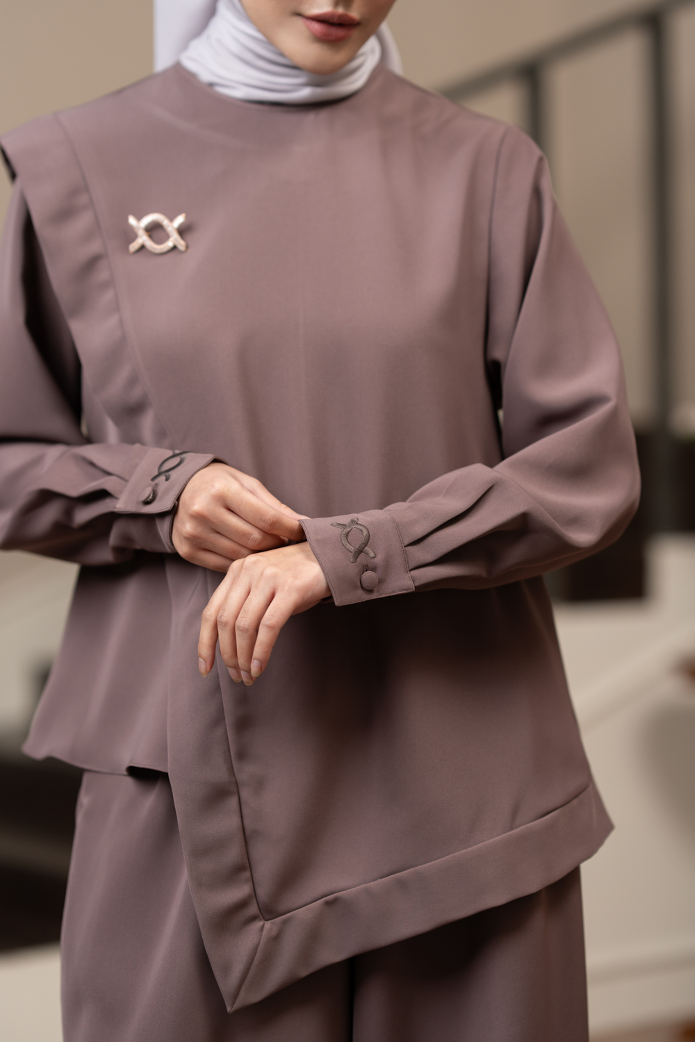 Crestella Blouse Pulmwood