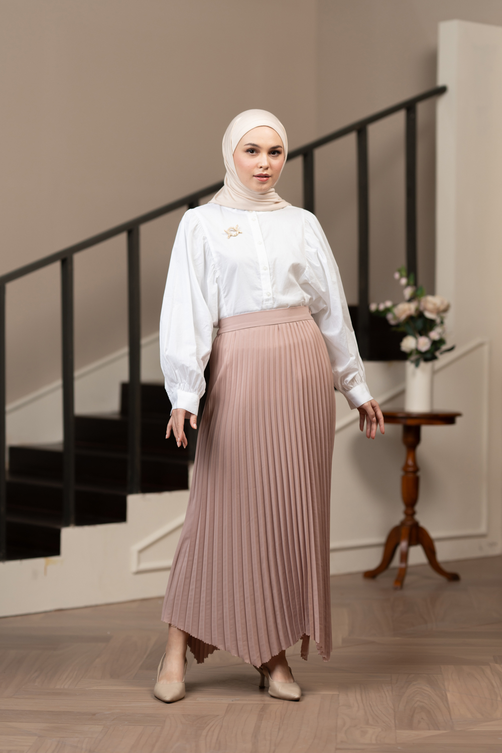 Lacy Skirt Vanilla Blush