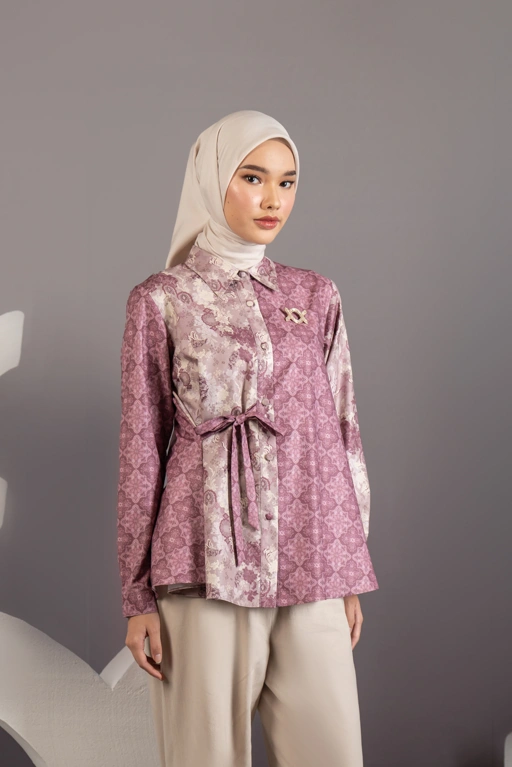 Image of Kalina Shirt Deco Berry