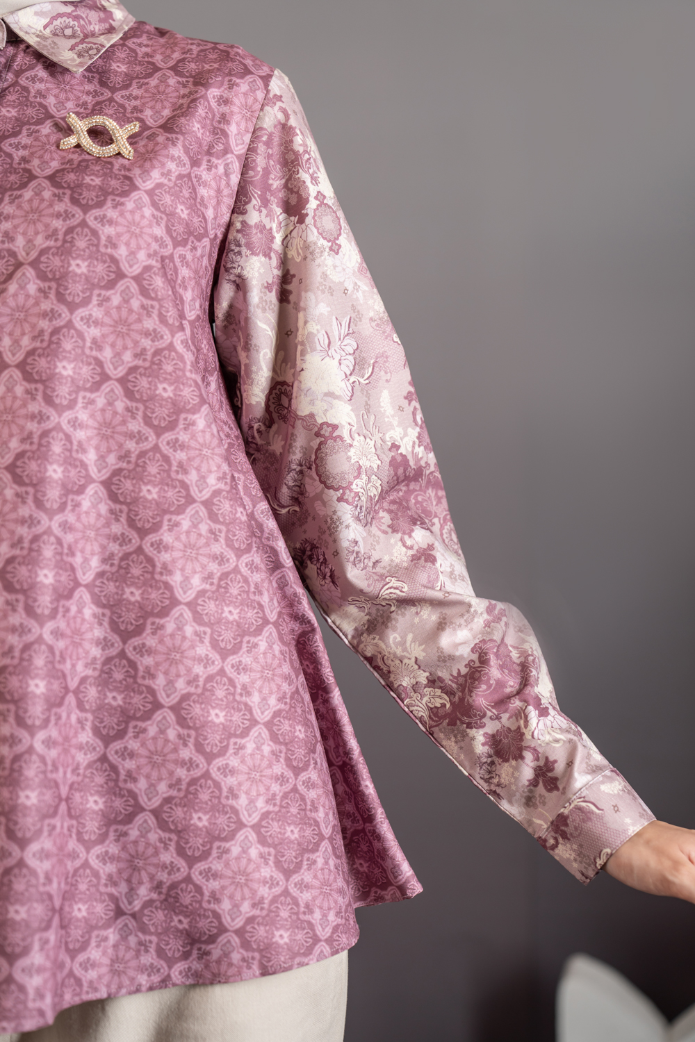 Kalina Shirt Deco Berry