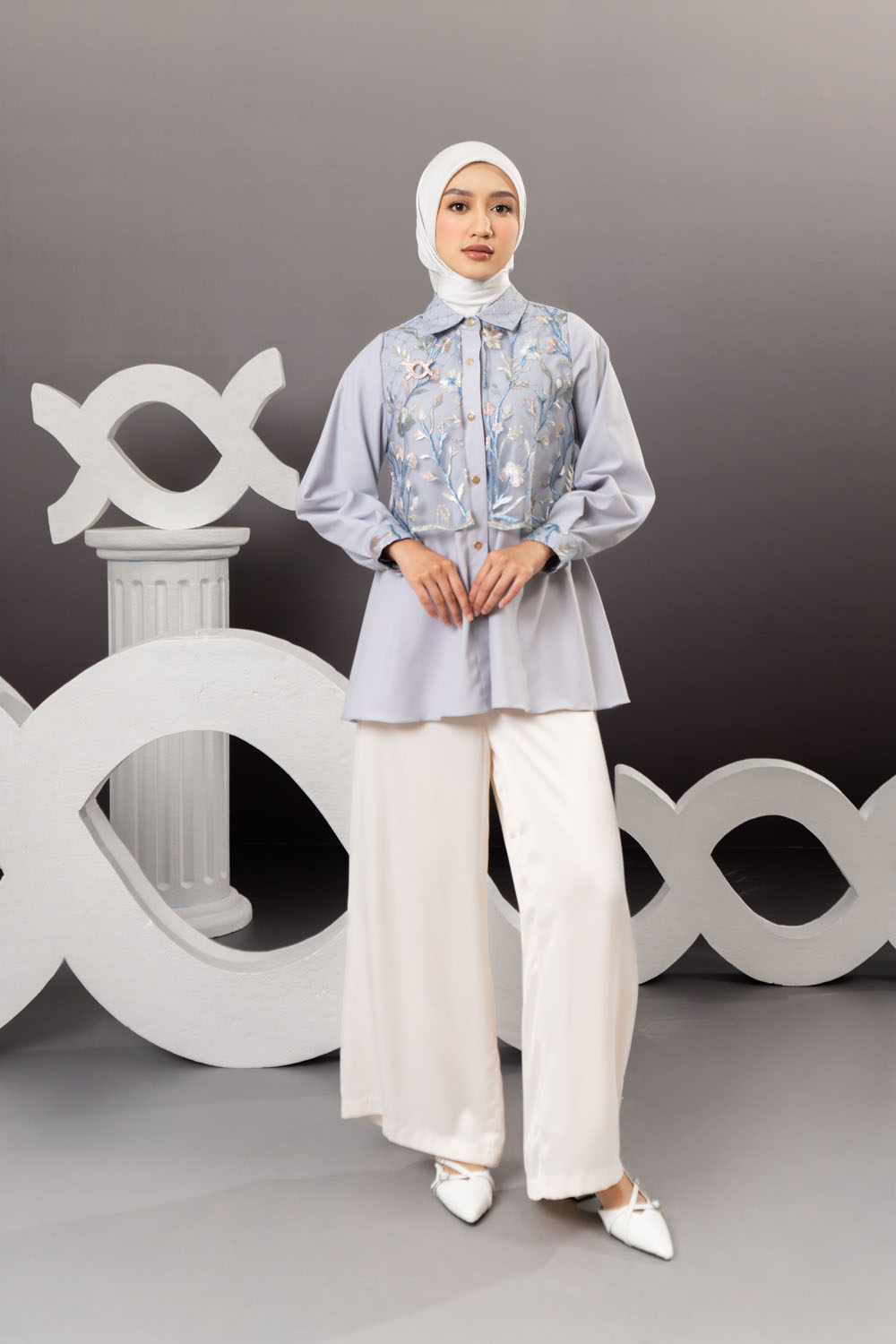 Novely Shirt Cloud Gray