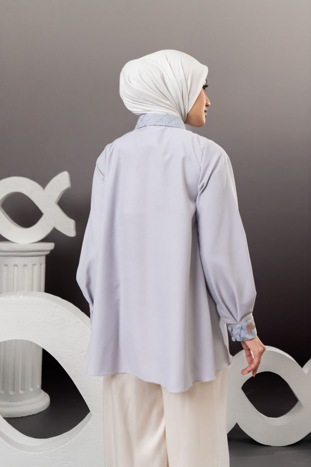 Novely Shirt Cloud Gray