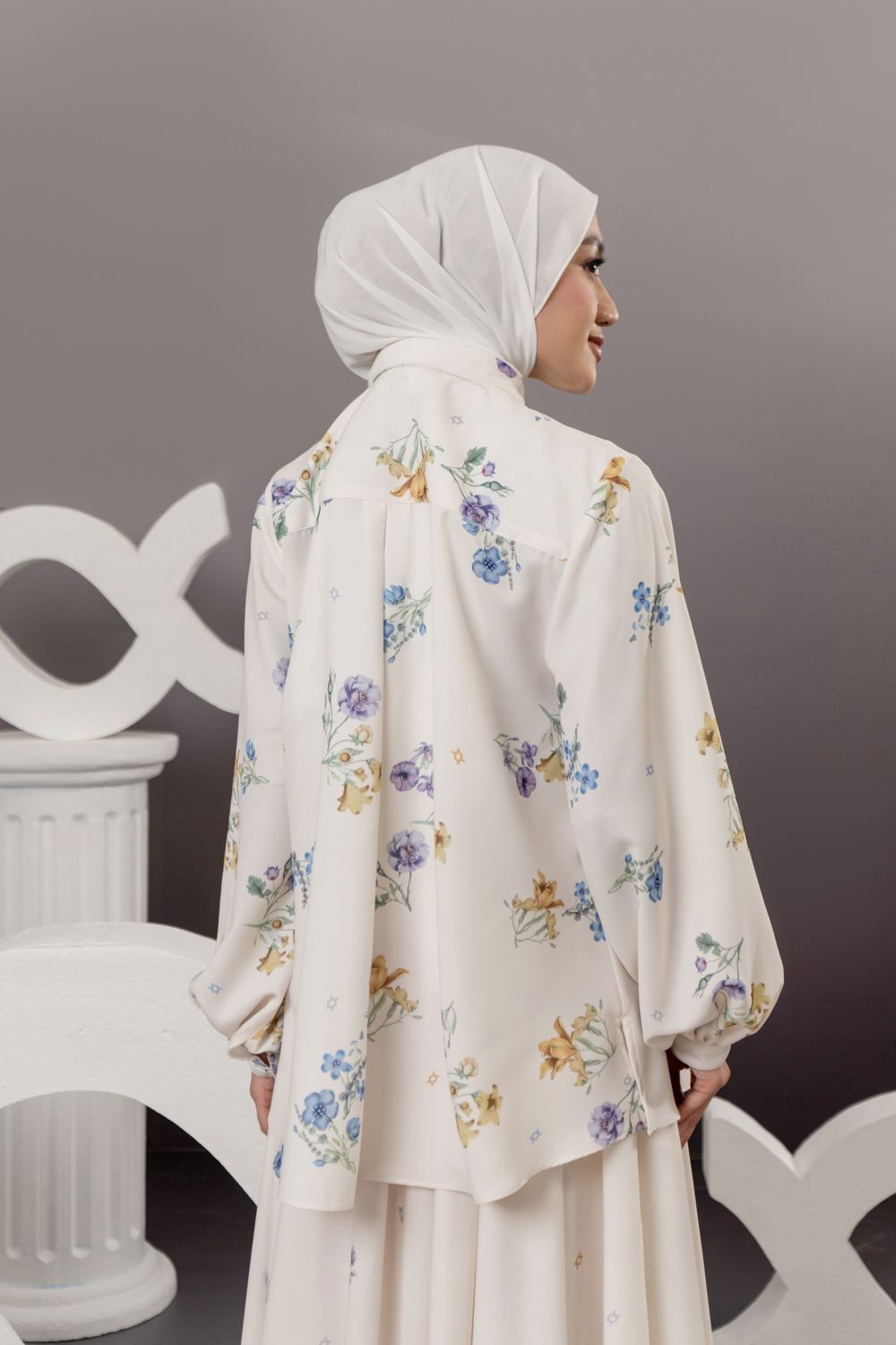 Jolie Shirt Dove Chalk