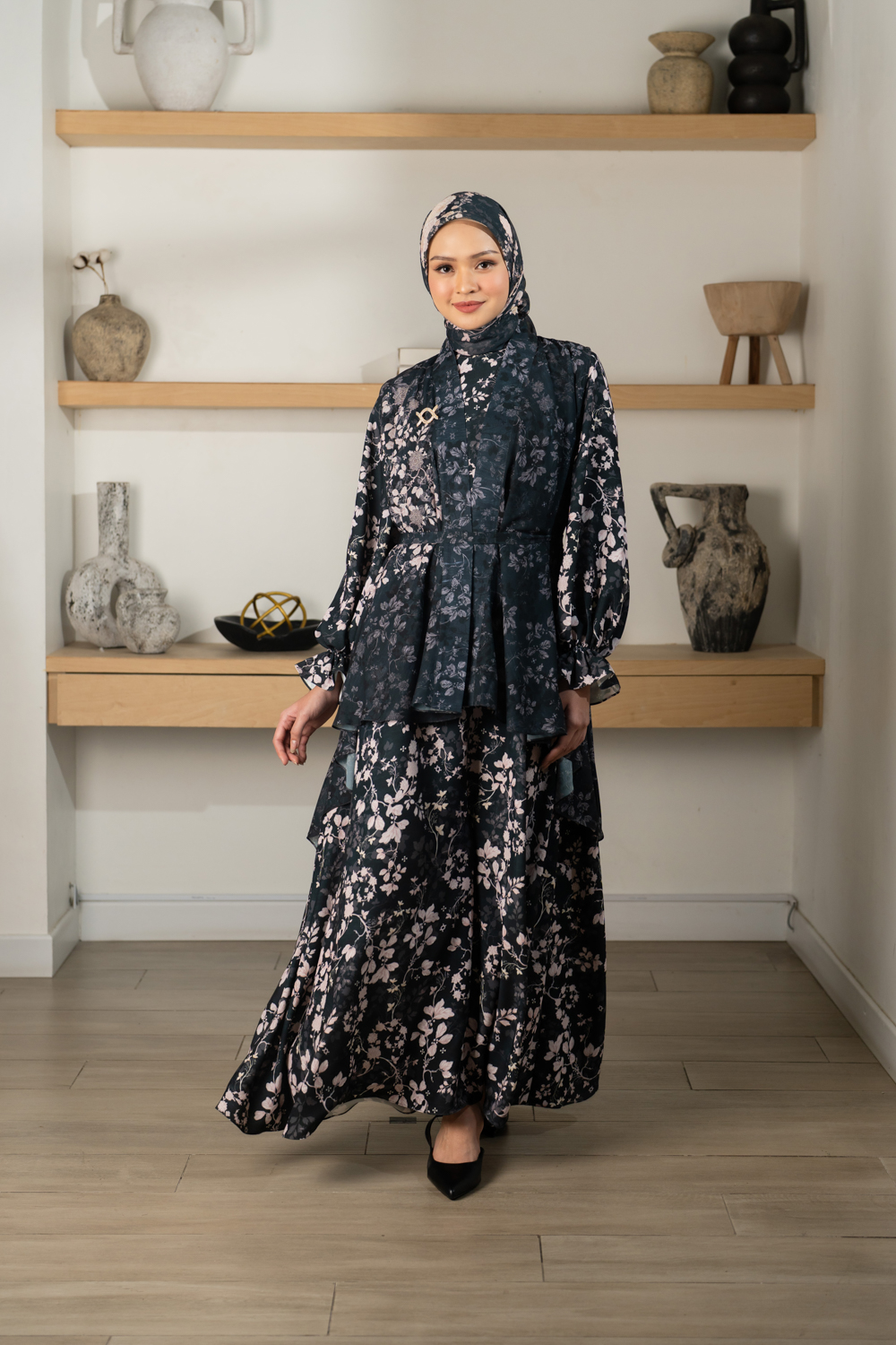 Siara Dress Set Aurora Black