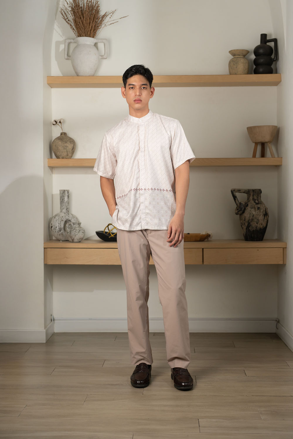 Siara Shirt Men Sweet Ivory