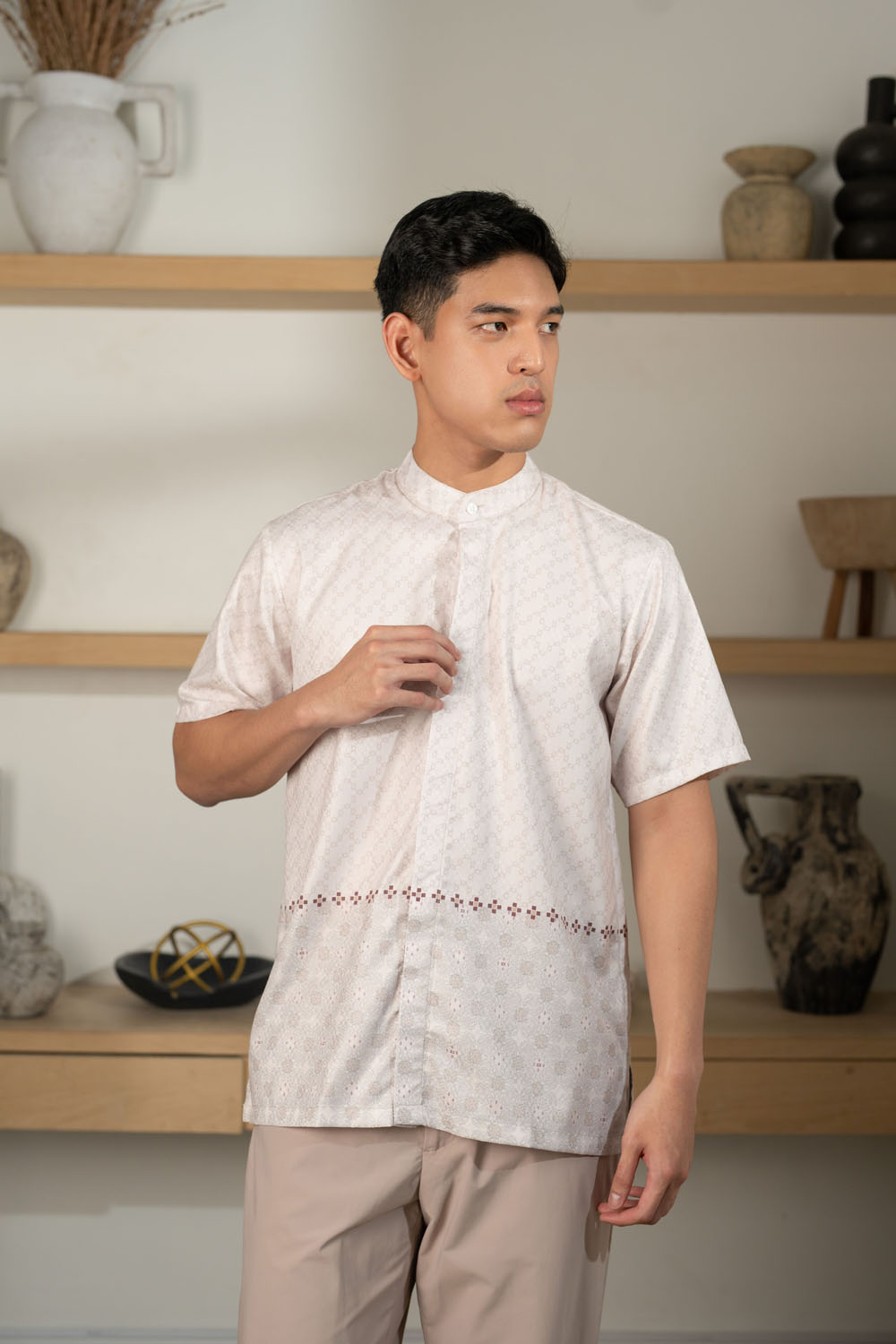 Siara Shirt Men Sweet Ivory