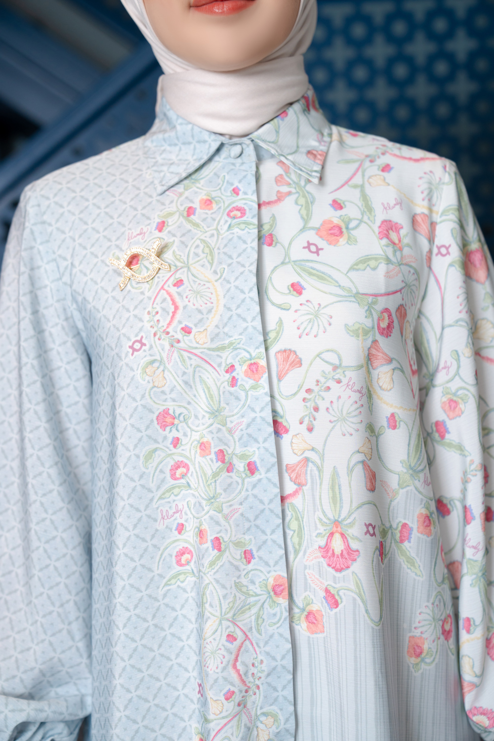 Nirmala Tunic (Minor) Aqua Breeze