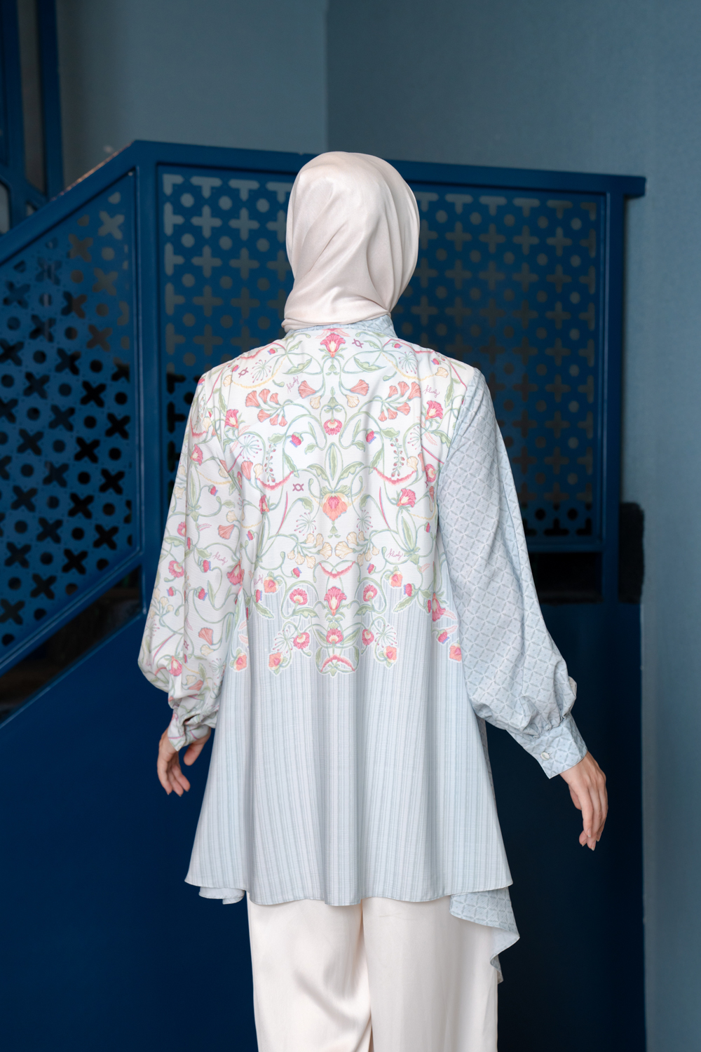 Nirmala Tunic (Minor) Aqua Breeze