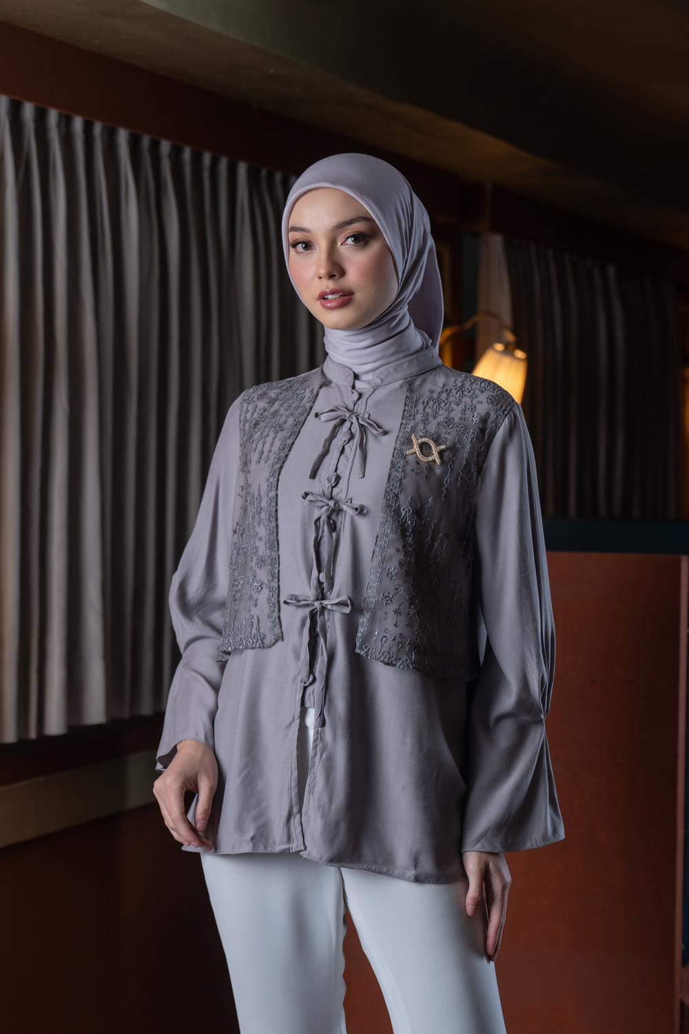 Marlene Shirt Silver Birch