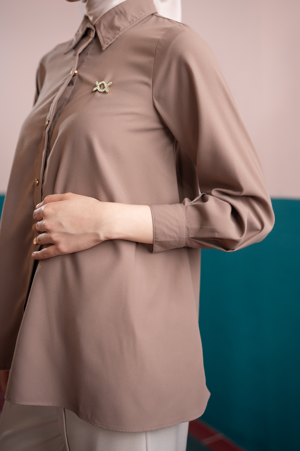 Kayra Shirt Espresso