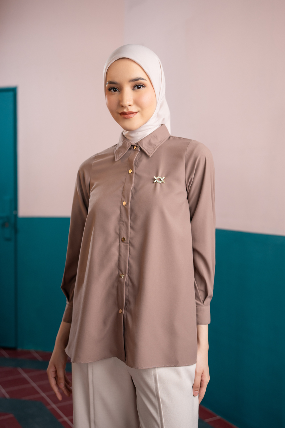 Kayra Shirt Espresso