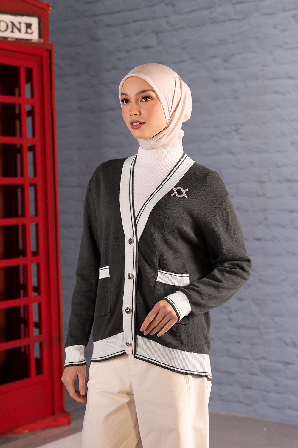 Verra Knit Cardigan Morning Dove