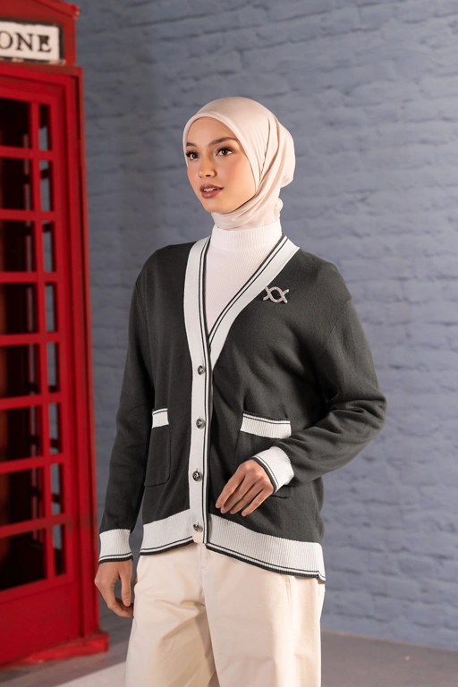 Image of Verra Knit Cardigan Morning Dove