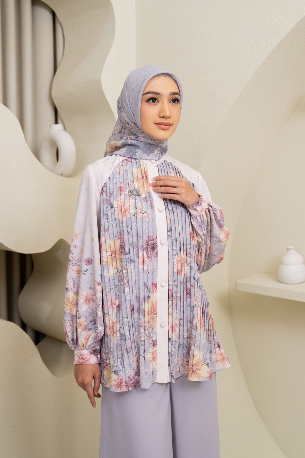 Muraya Shirt (Minor) Pearly Silver