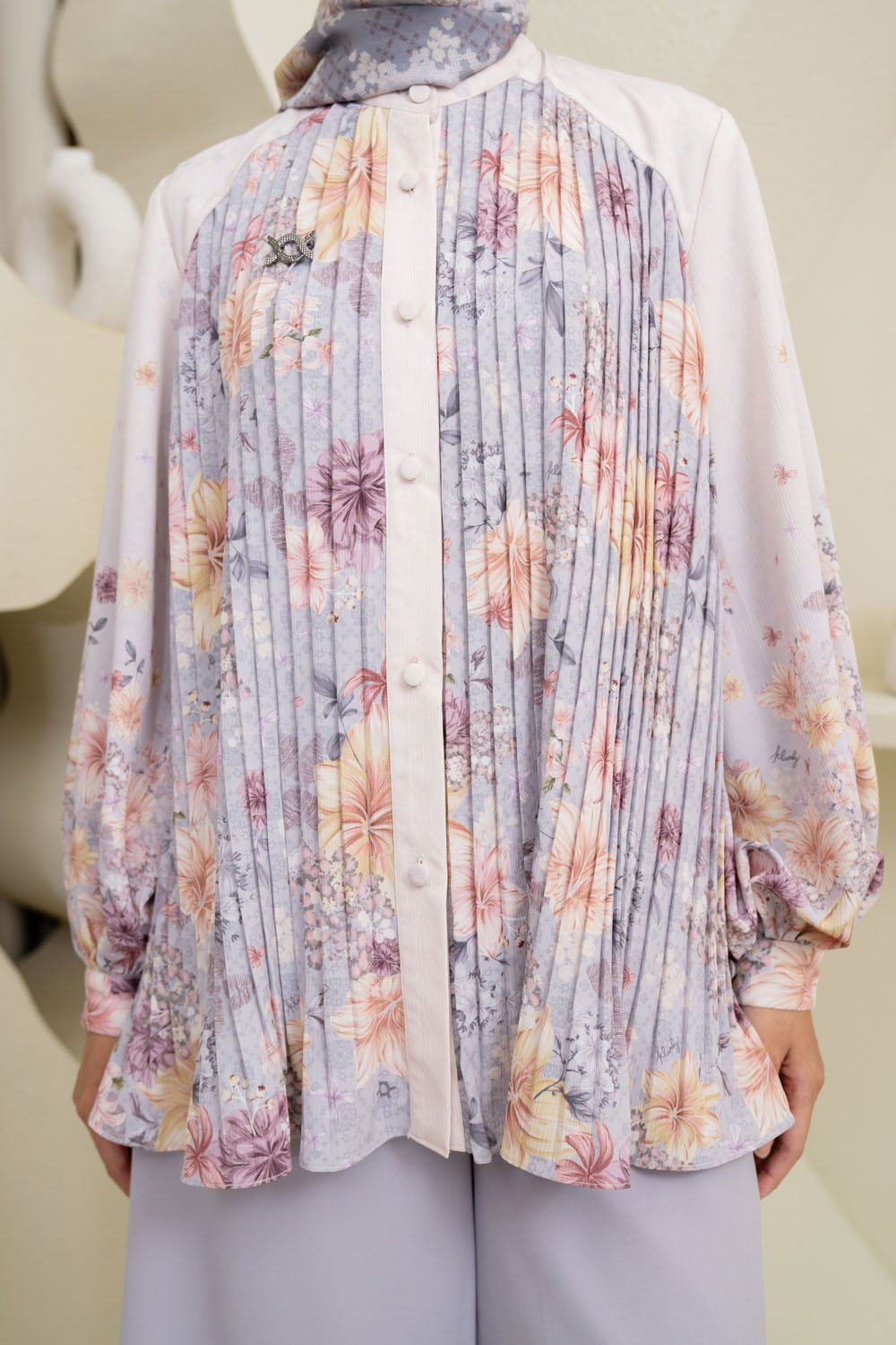 Muraya Shirt (Minor) Pearly Silver