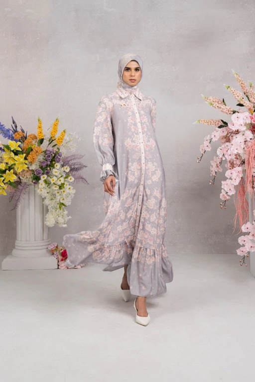 Image of Marjorie Dress (Minor) Heather Blush