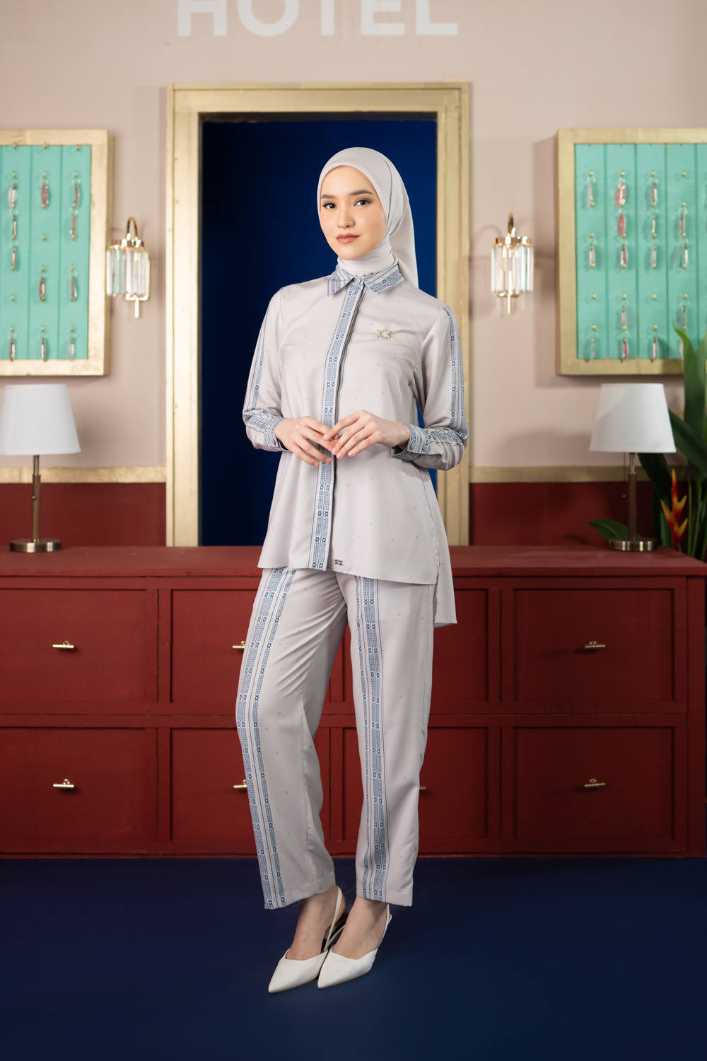 Jeanne Shirt Gentle Grey