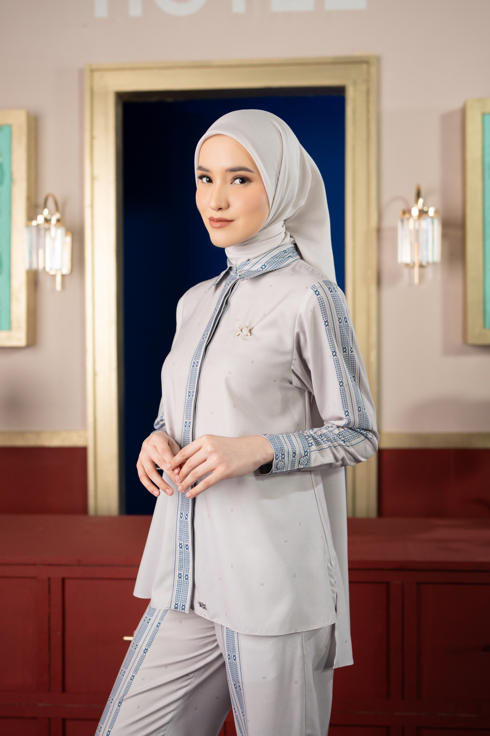 Jeanne Shirt Gentle Grey