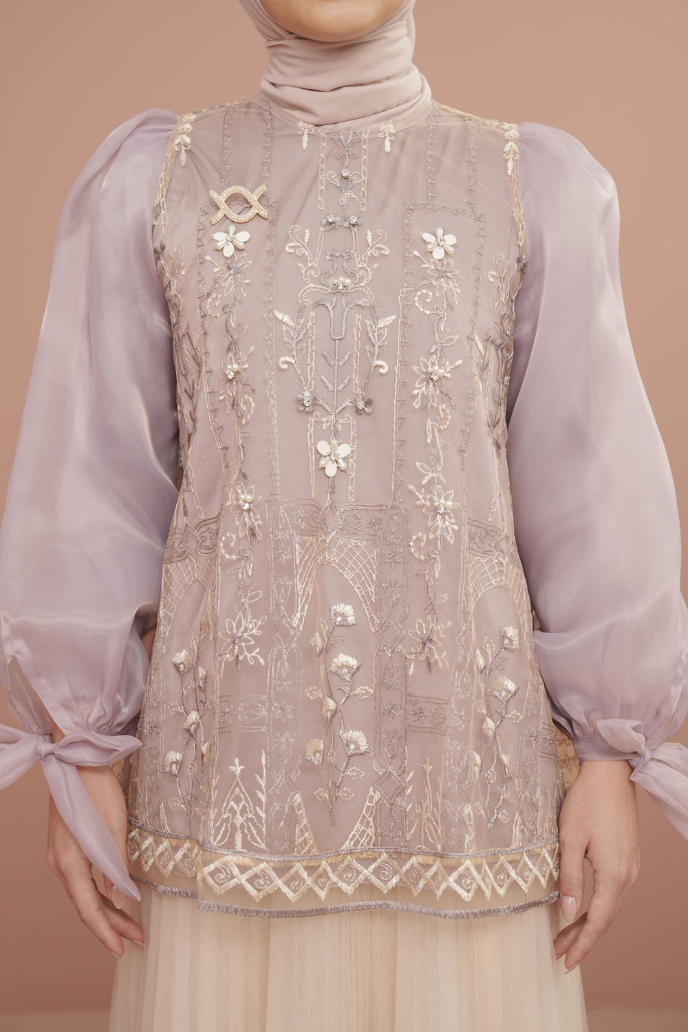 Lea Blouse Set (Minor) Lavender