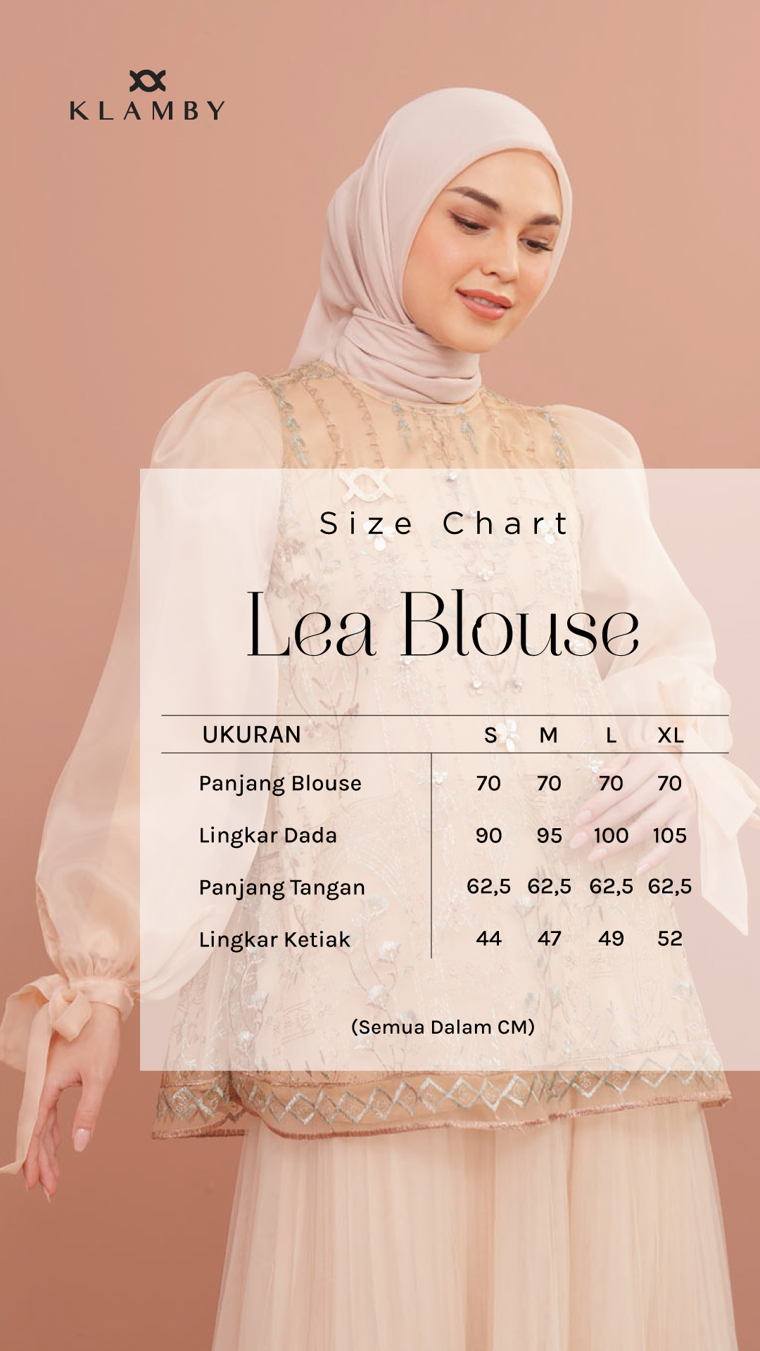 Lea Blouse Set (Minor)  Stone Blue