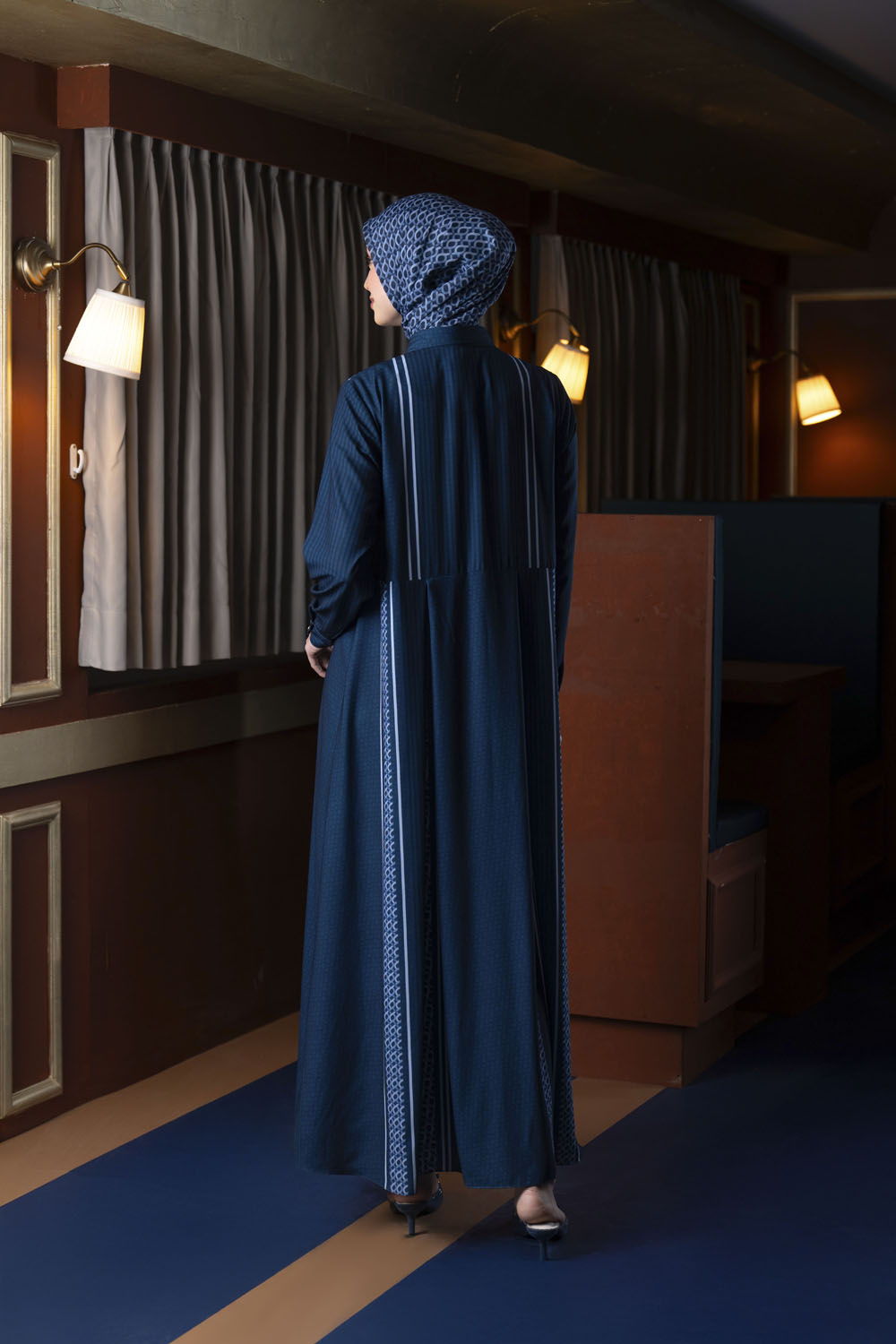Minera Dress Blue Pansy