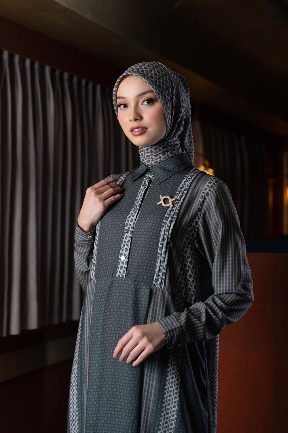 Minera Dress Tuscan Olive