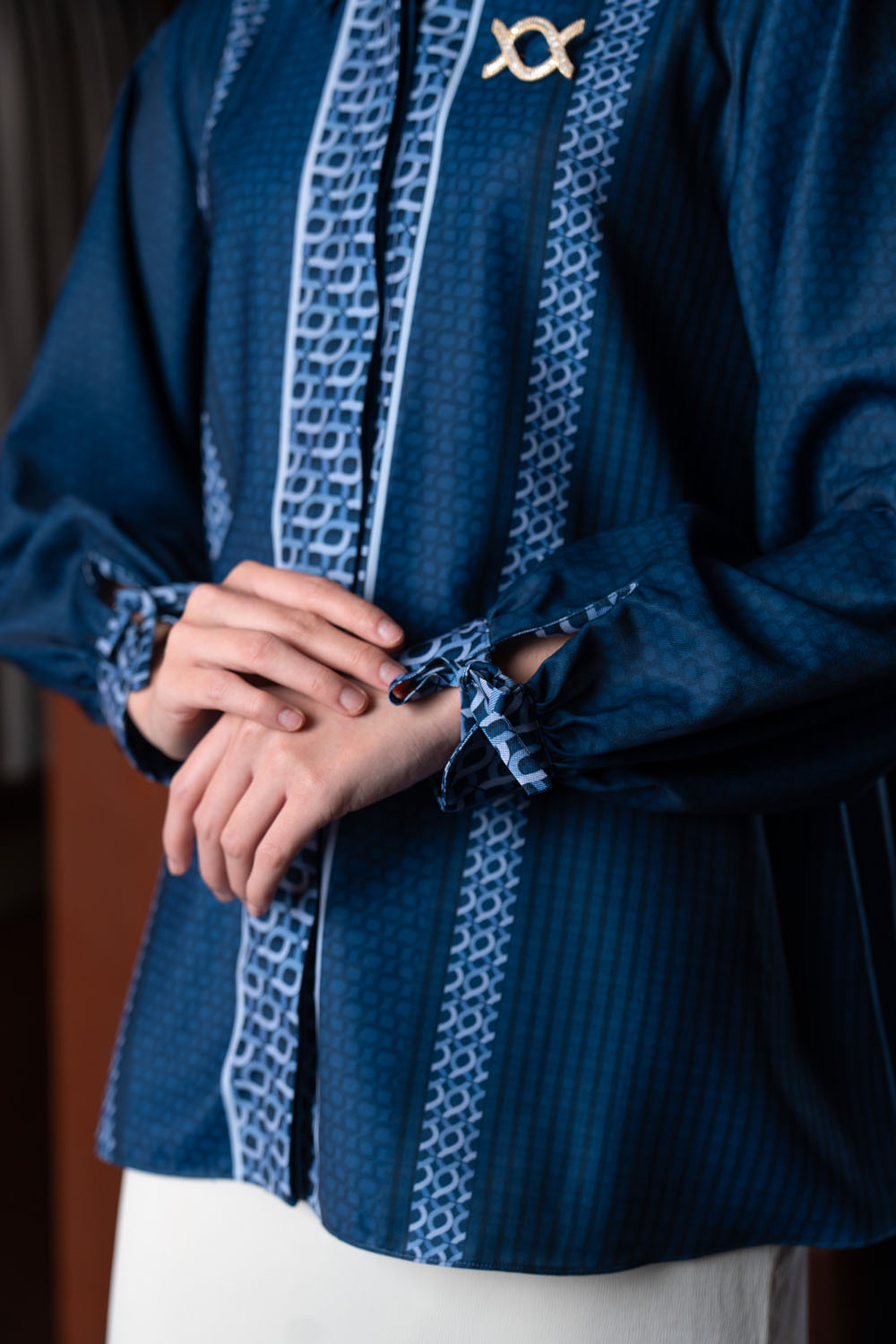 Minera Shirt (Minor) Blue Pansy