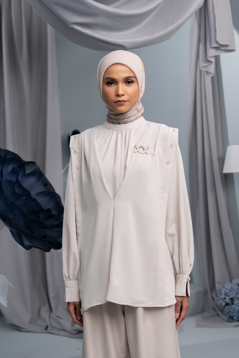 Anya Blouse Seashell