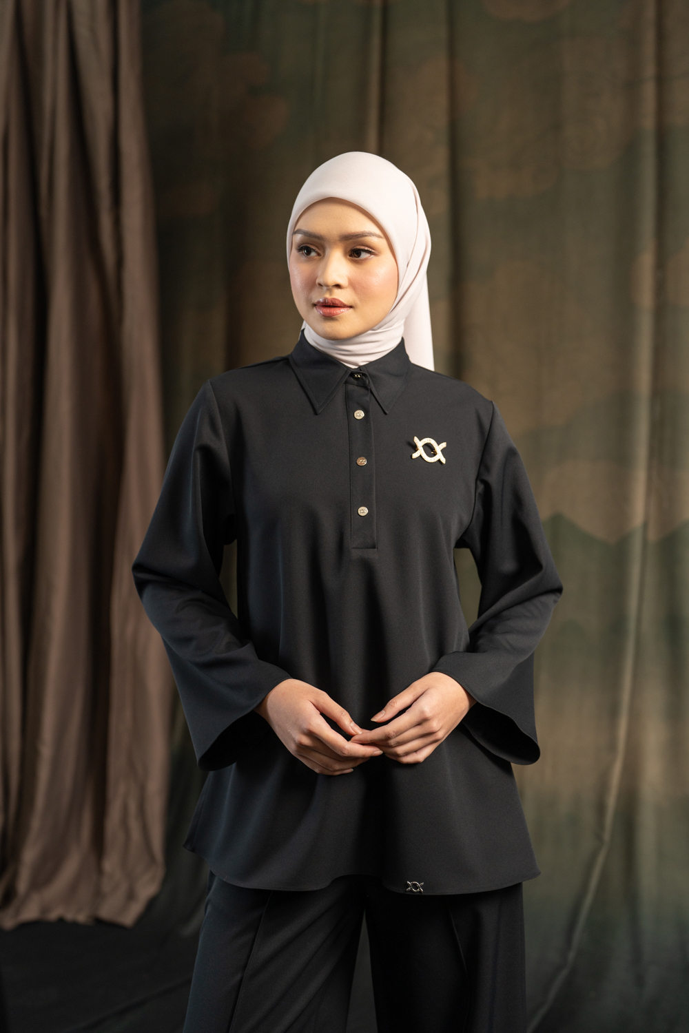 Caroline Blouse Void Black