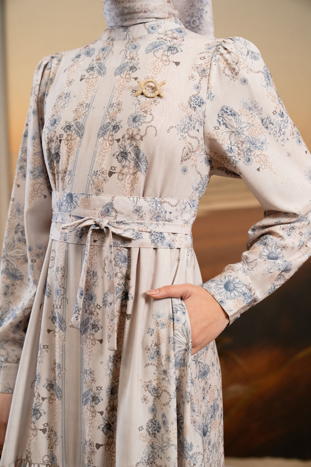 Serafia Dress Admiral Blue