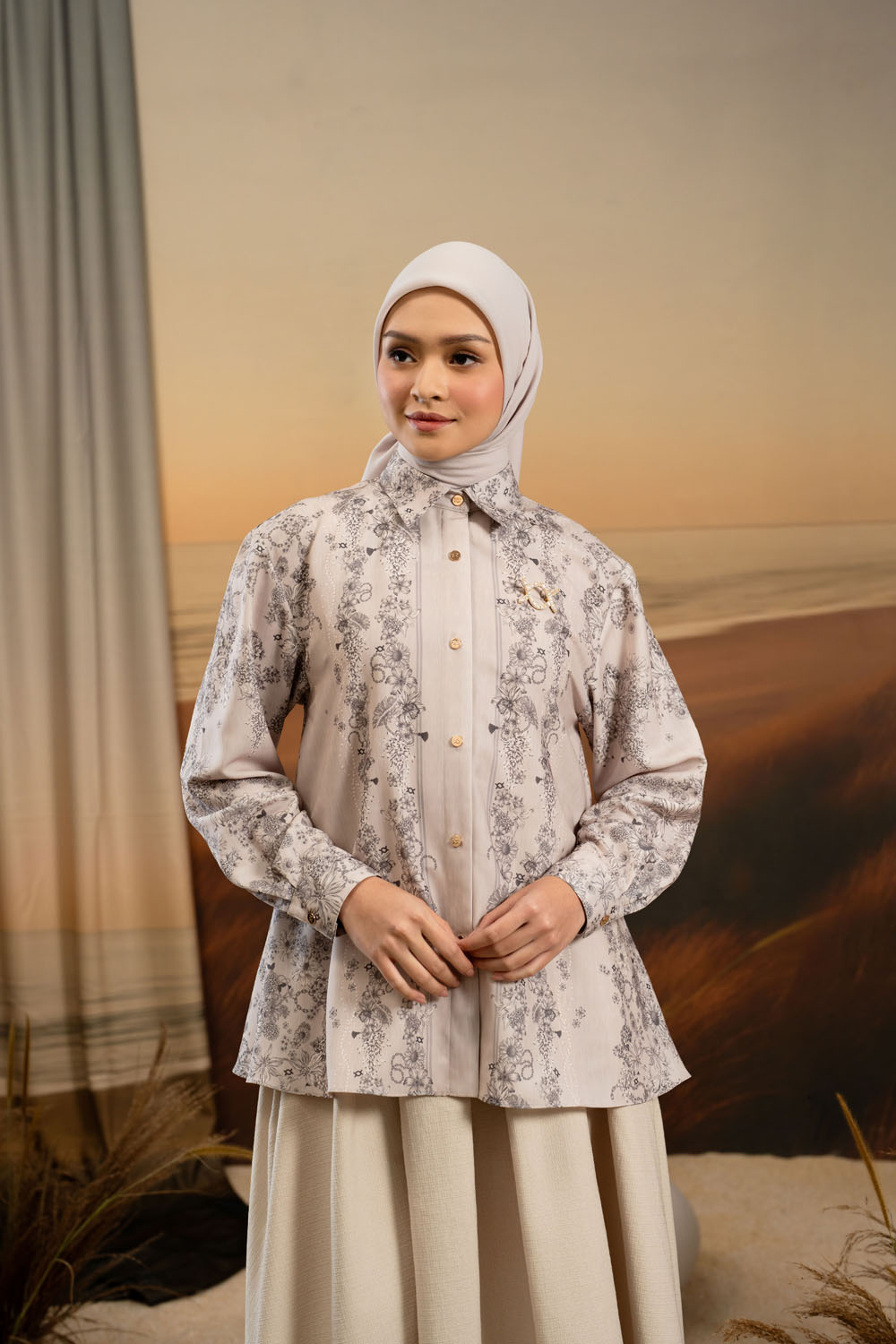 Serafia Shirt Coconut Milk
