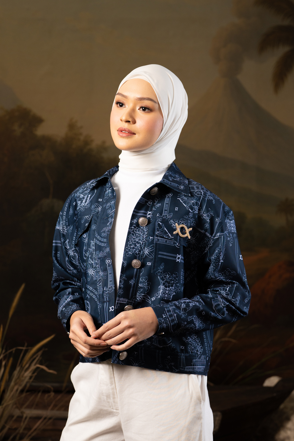 Seraya Jacket Cobalt Denim