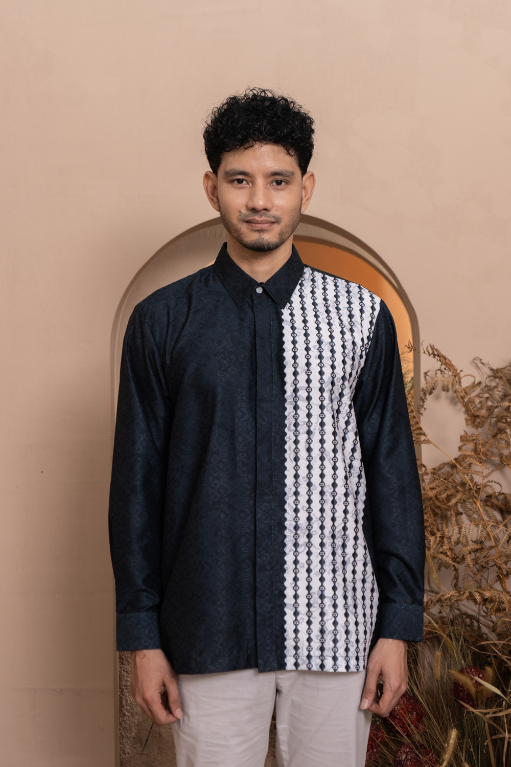 Semantik Long Shirt Men (Minor) Raven Light