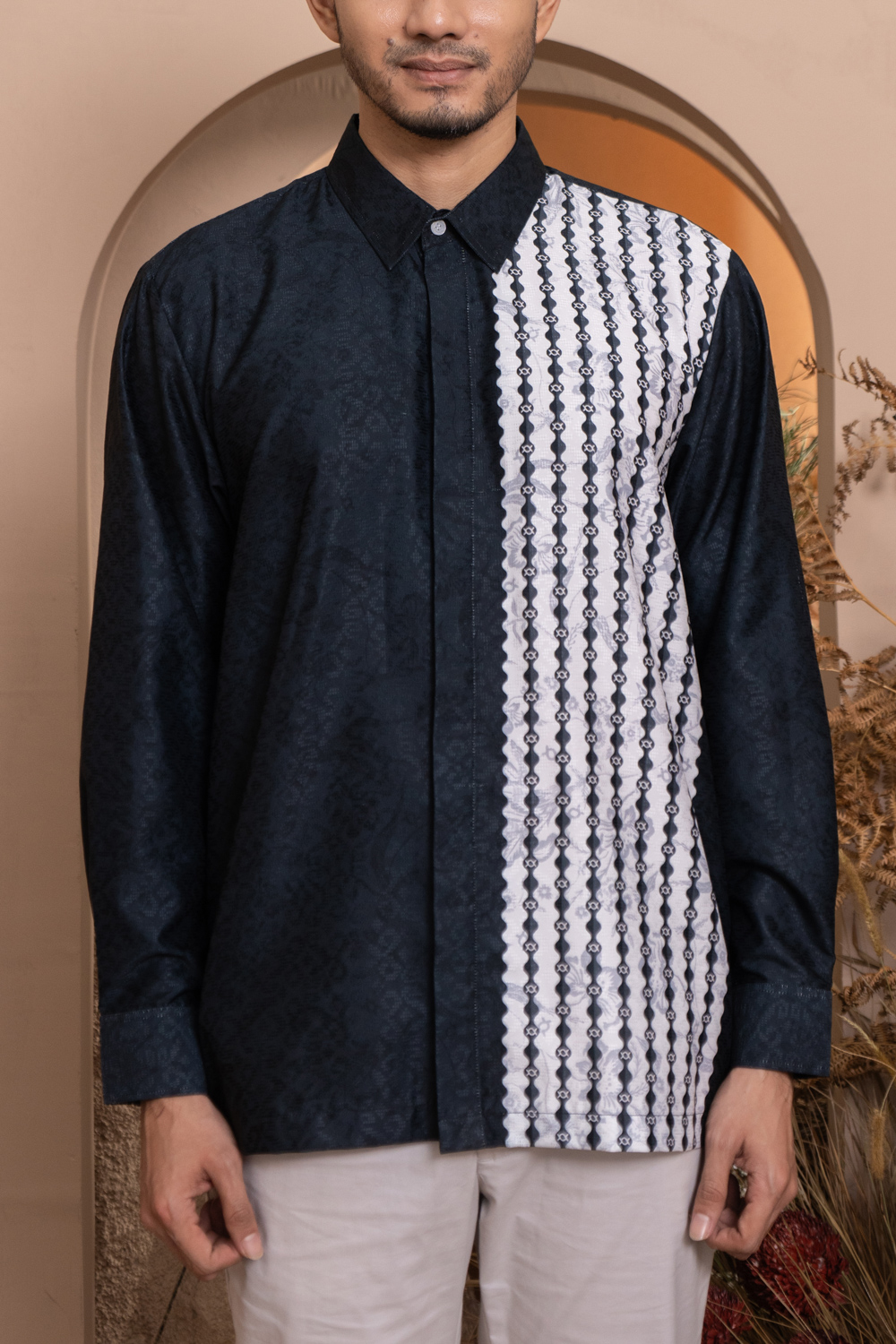 Semantik Long Shirt Men (Minor) Raven Light