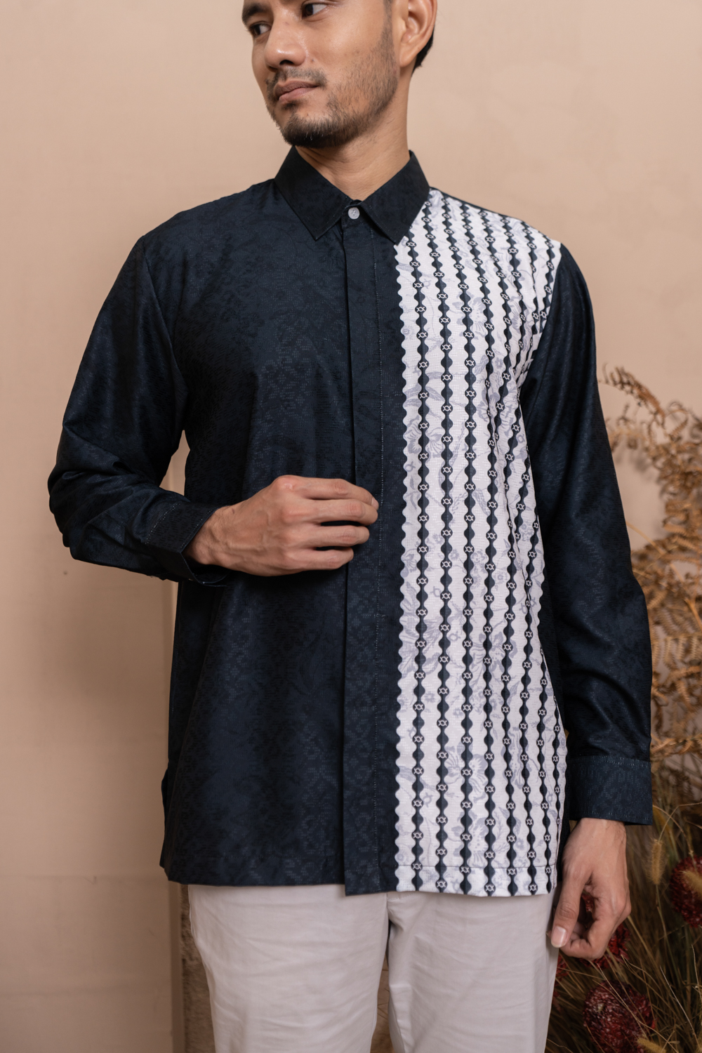 Semantik Long Shirt Men (Minor) Raven Light