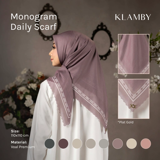 Image of Monogram Daily Scarf (Minor)