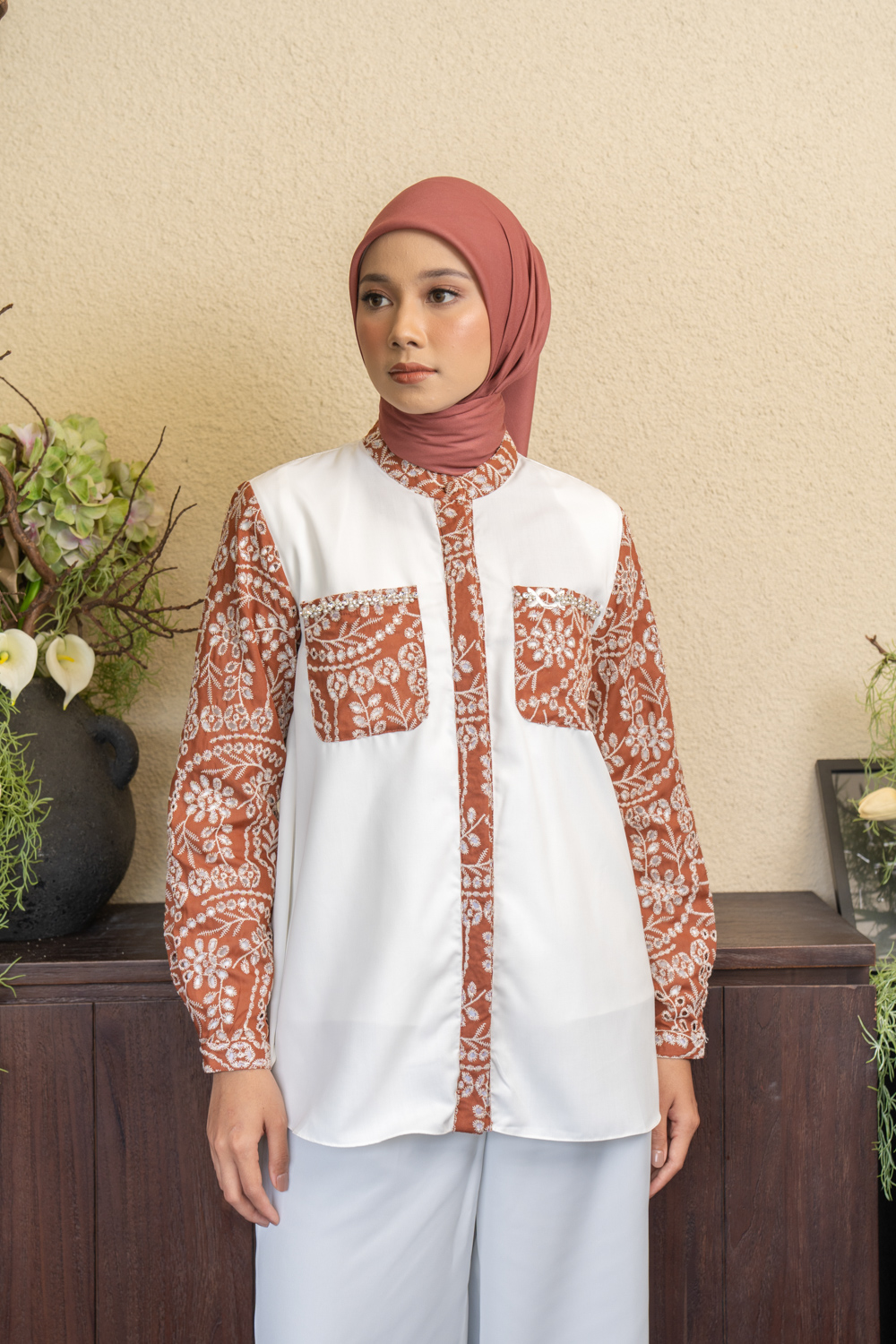 Elea Shirt (Minor) Terracotta