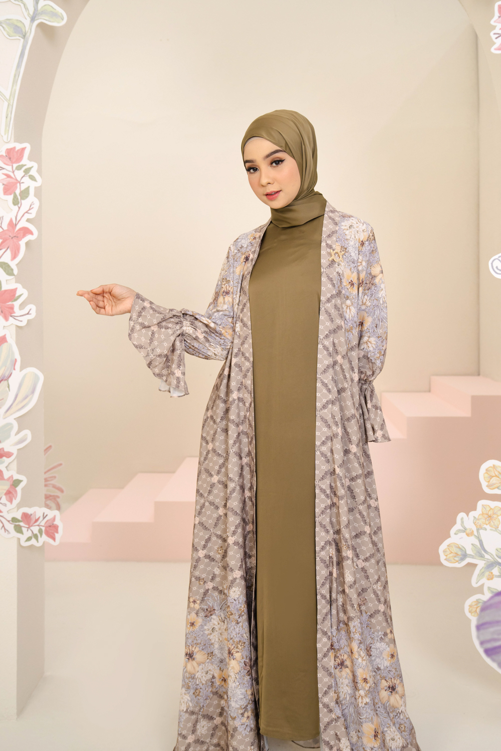 Ariana Dress Set (Minor) Golden Fog
